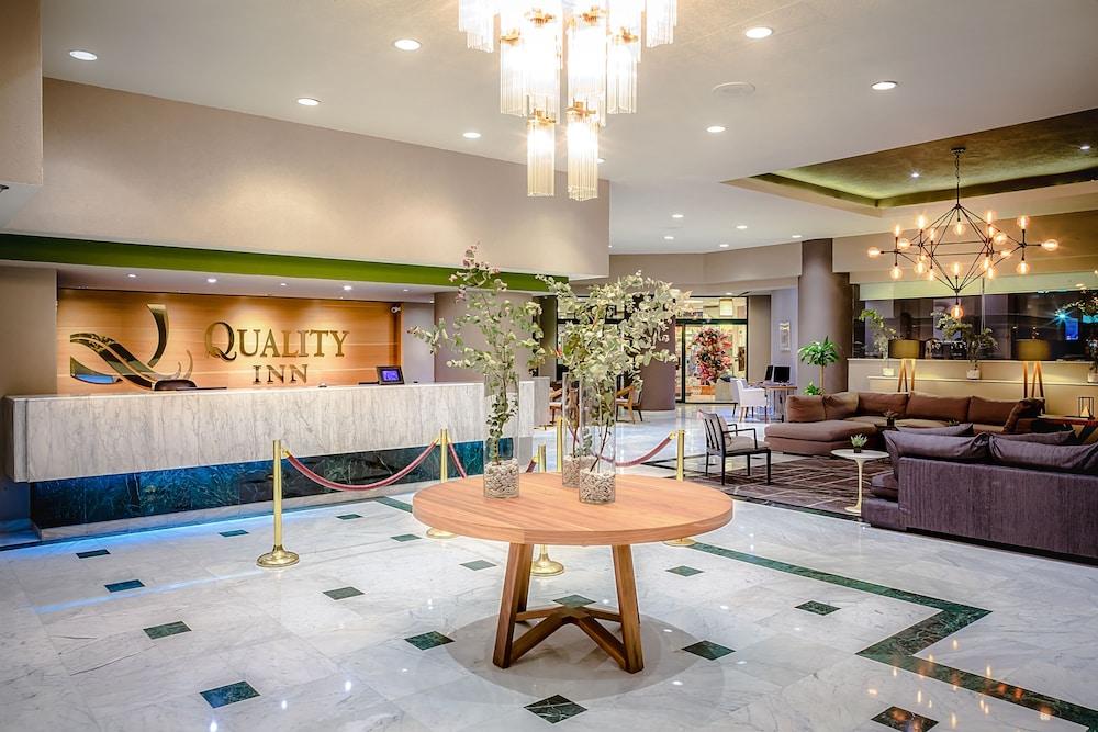 La Joya Pachuca Hotel Exterior foto Lobby of Quality Inn