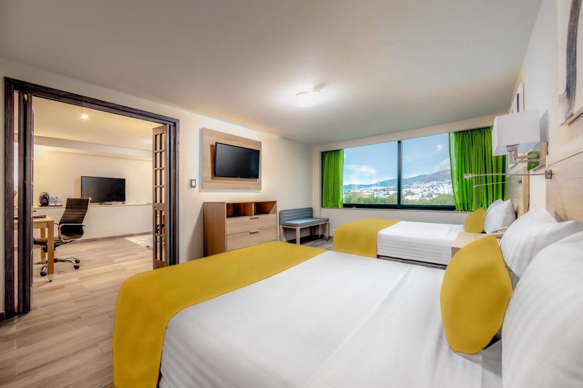 La Joya Pachuca Hotel Exterior foto A typical room at the hotel